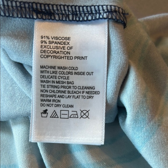 Tommy Bahama Navy Dress with Vibrant Pink Accents - Picture 4 of 6